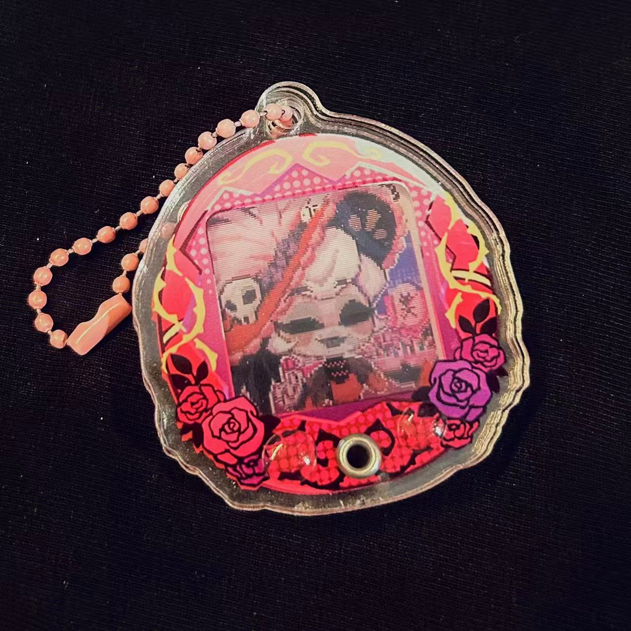 HH - Tamagotchi Acrylic Keychain (with mini lenticular card)