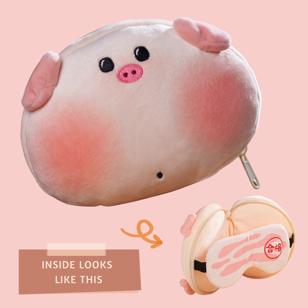 SUNZ TONZ Foodie Eye Mask and Mini Pillow 2-in-1