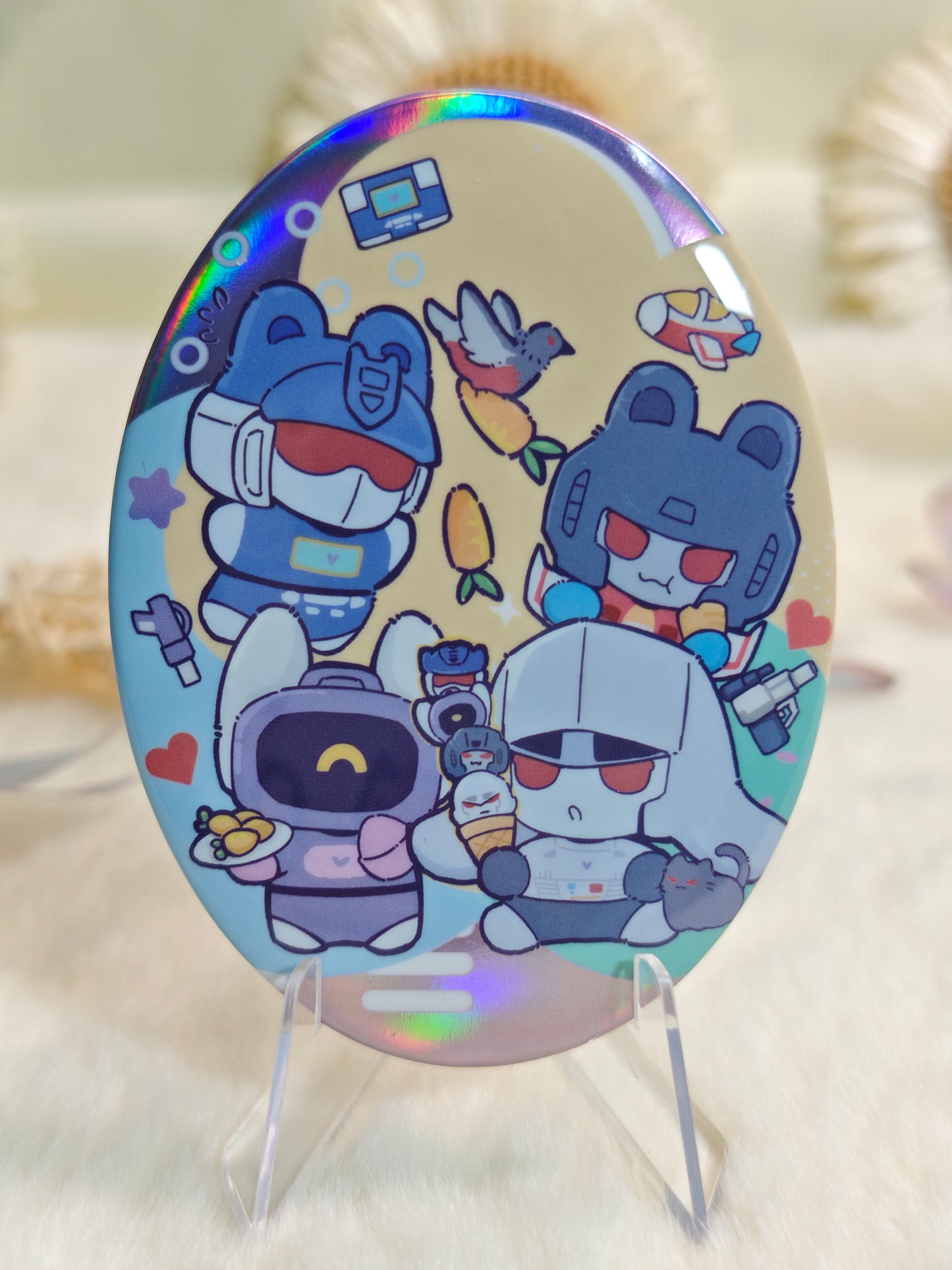 TF Acrylic Keyring & Badge Set