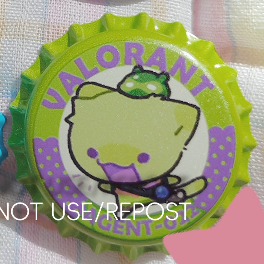 Val Agent Kittens Bottlecap Pin #1