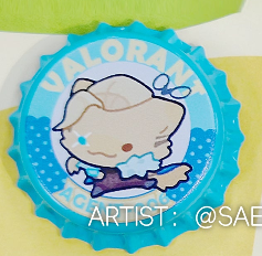 Val Agent Kittens Bottlecap Pin #2
