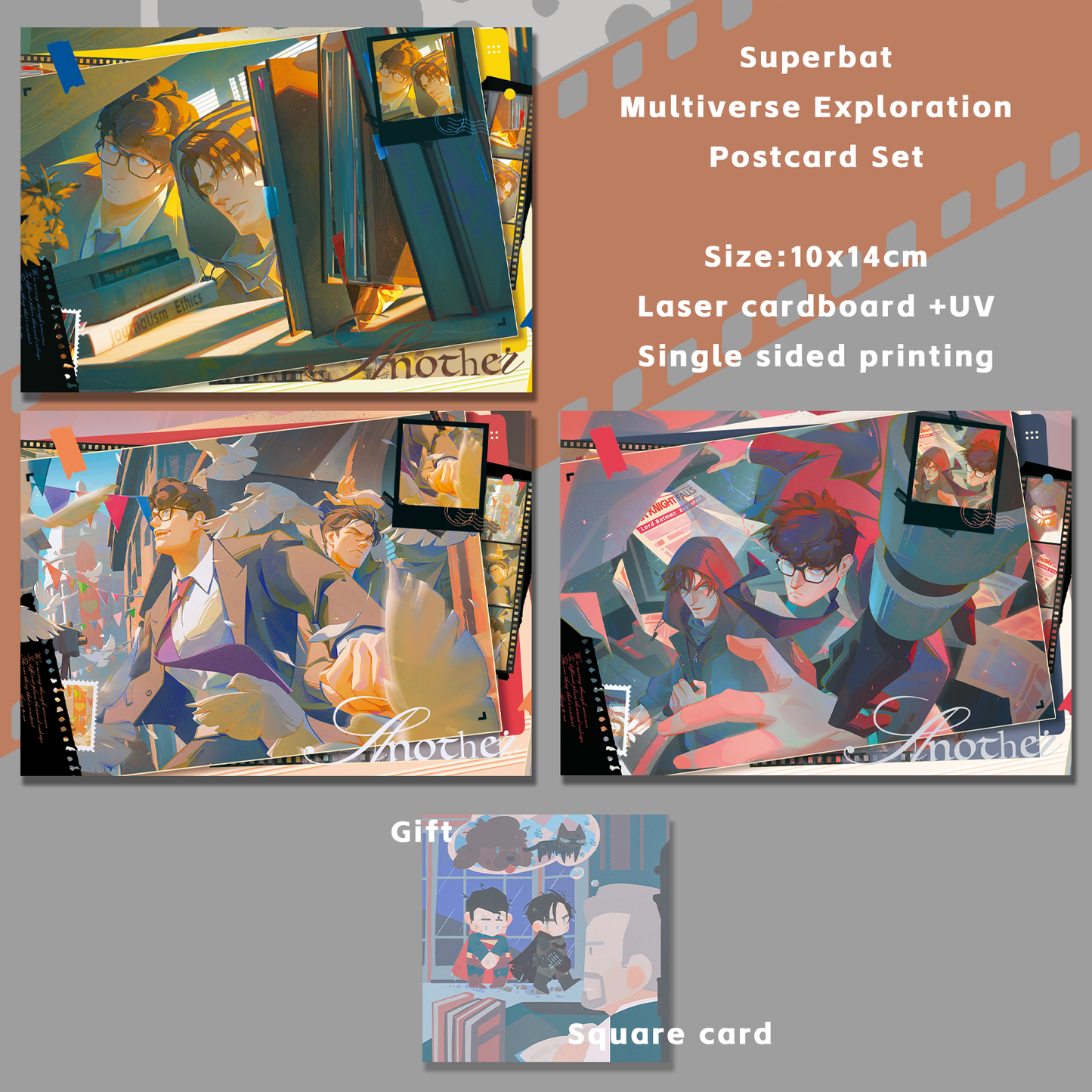 Superbat Multiverse Exploration Postcard Set