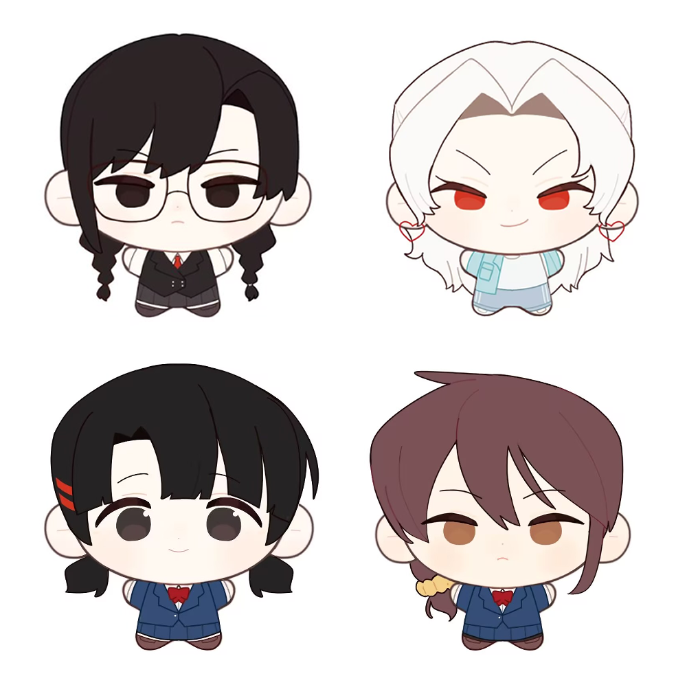 Sakurada/Aki/Hasumi/Sae plush