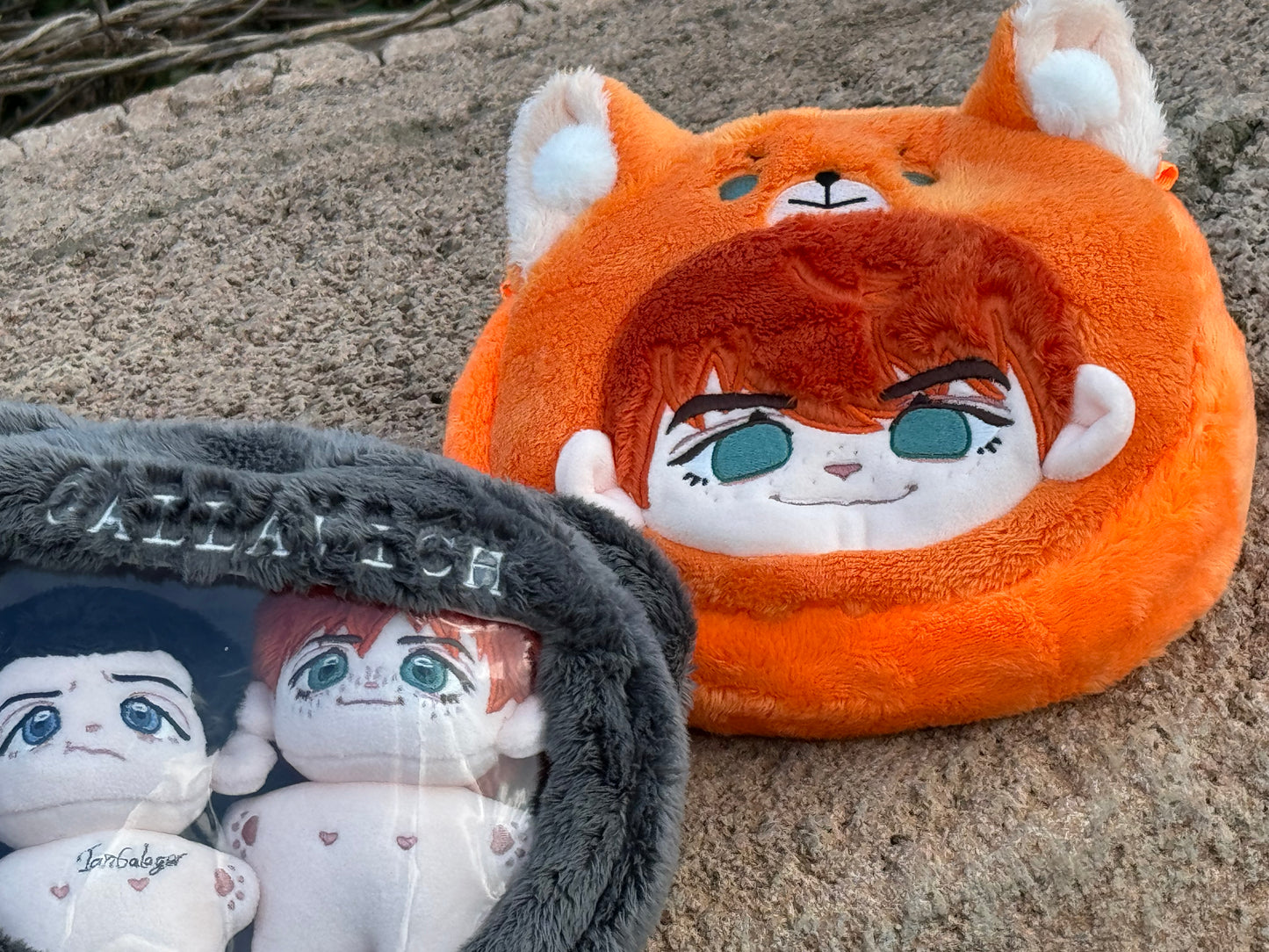 GV:fox plush wallet & mouse plush wallet