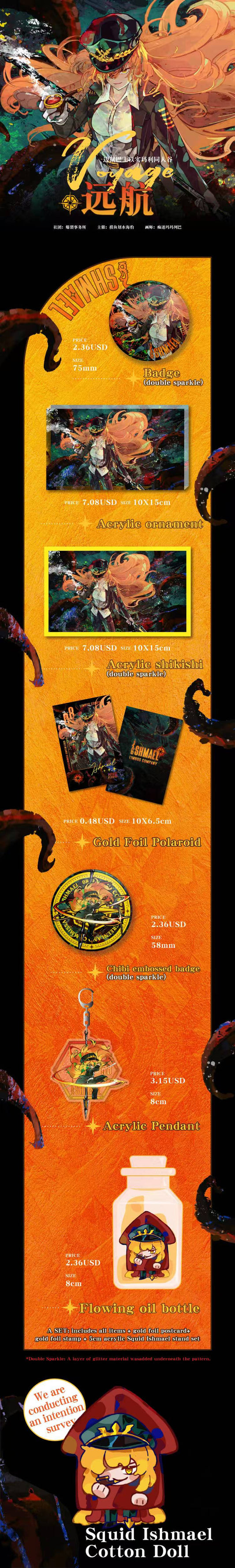 Pre-sale Voyage Limbus Company Ishmael Collections