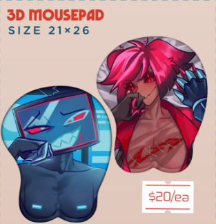 Custom-shaped soft mouse pad