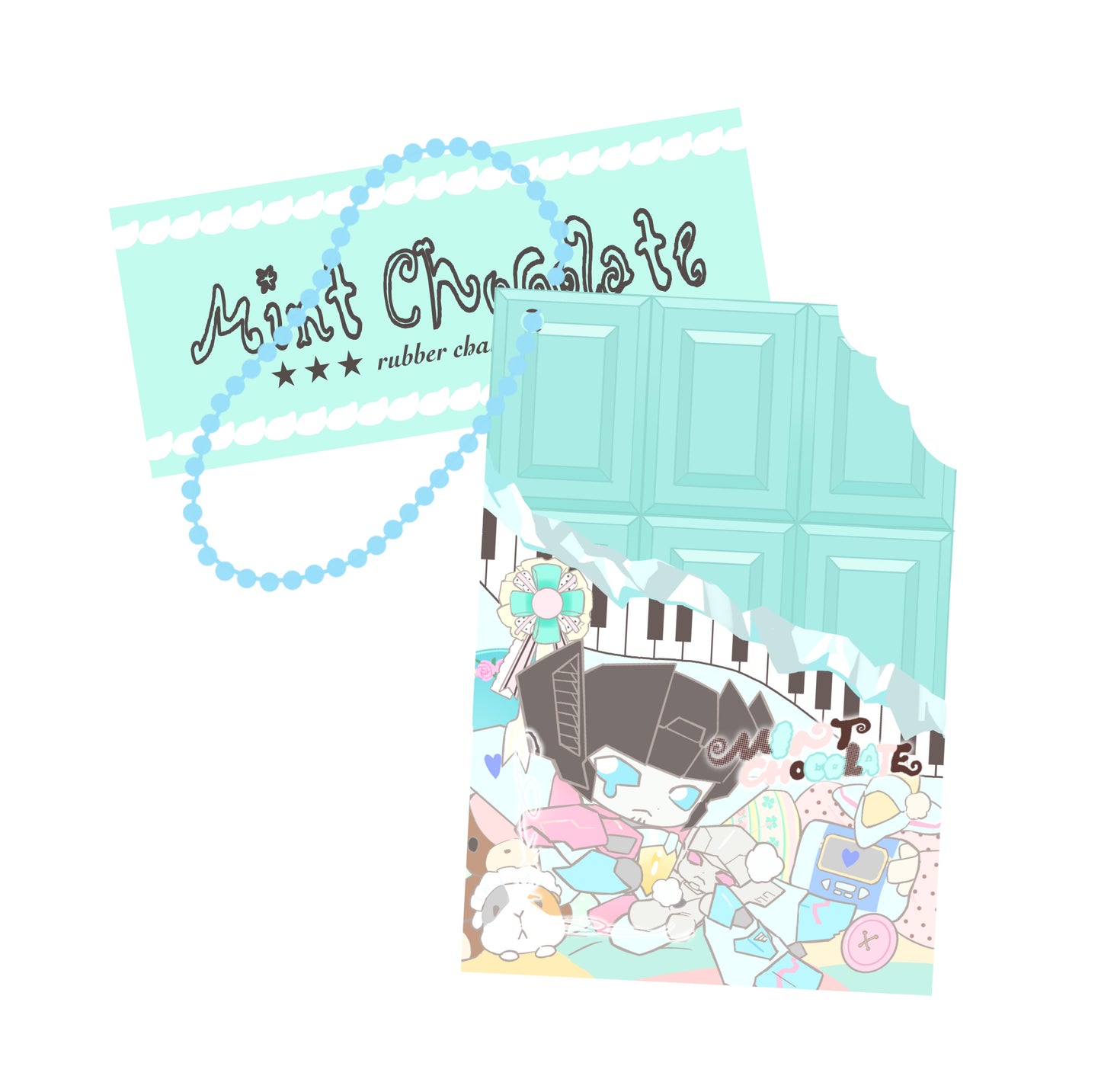 ES Megastar Chocolate Rubber Charm