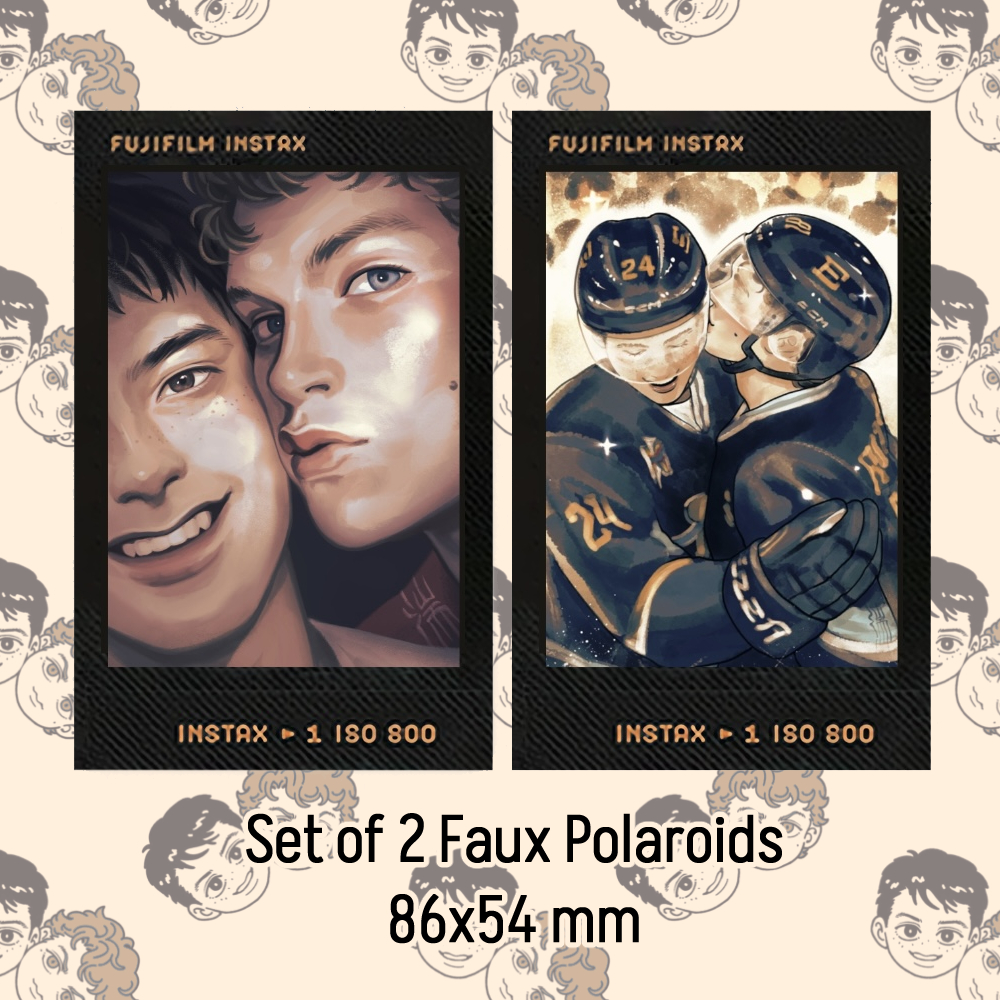 Hollanov Set of 2 Faux Polaroids
