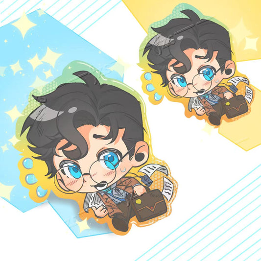 Clark and Bruce's keychains