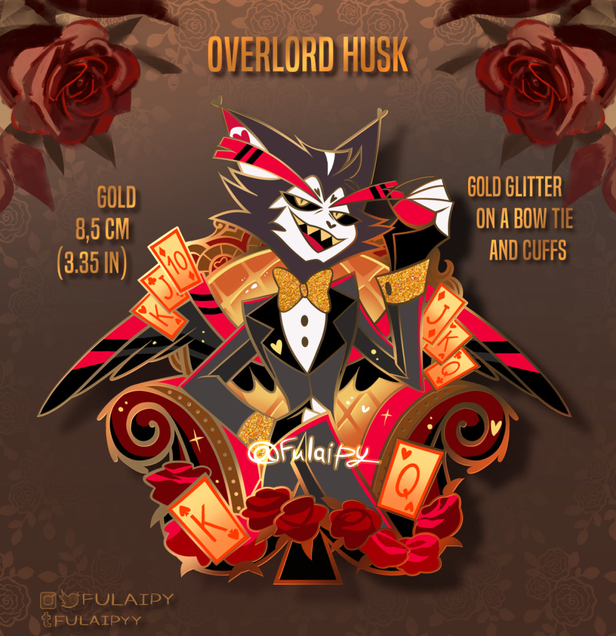 HH Overlord Husk enamel pin
