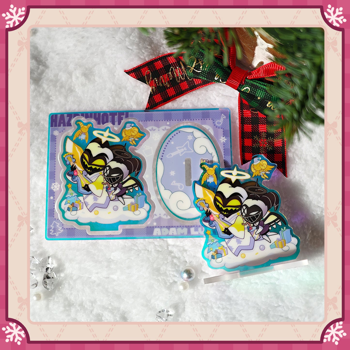 Hazbin Hotel-Hazbin Holiday🎄-Raised Acrylic Standee