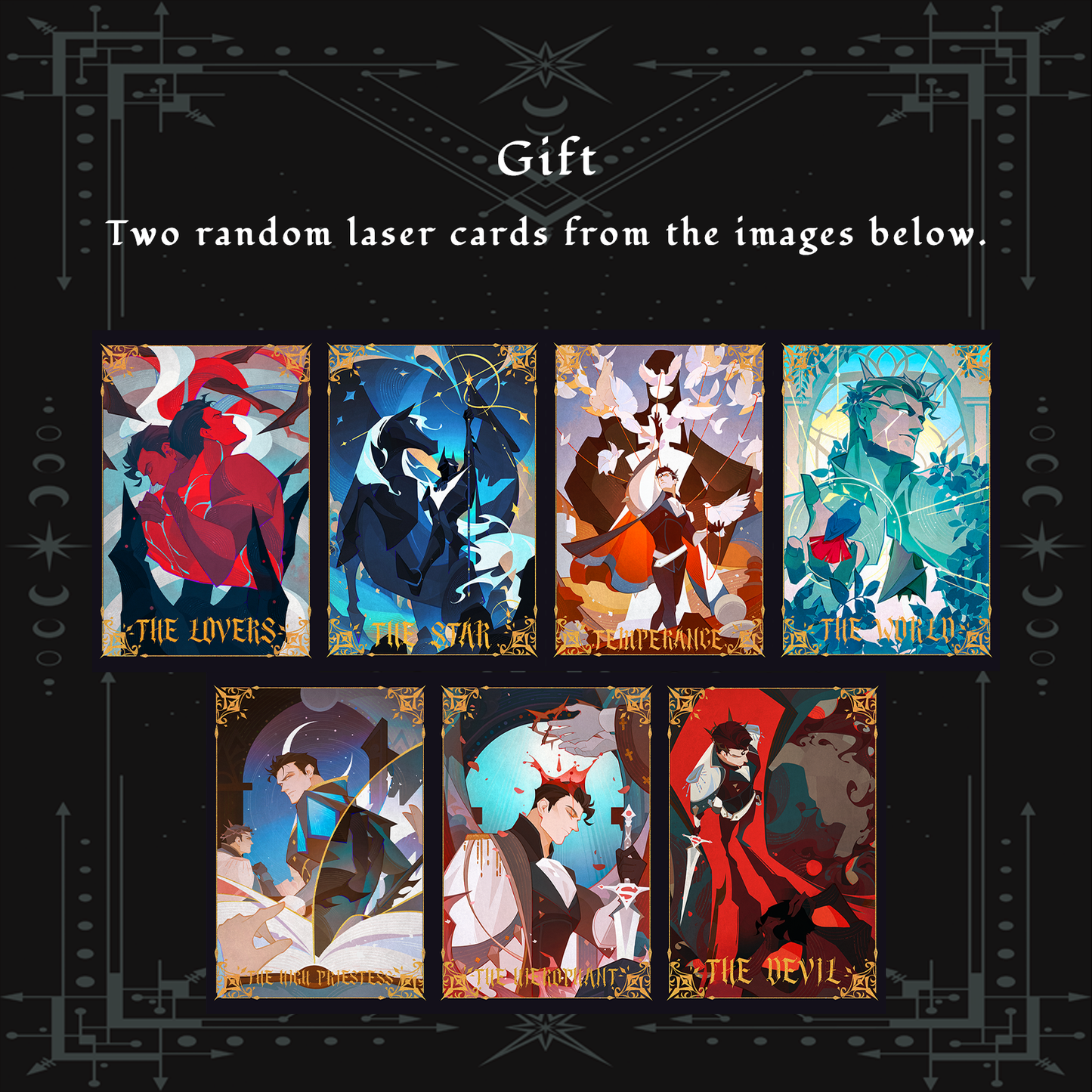 Lord Superbat Tarot Postcard Set