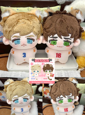 Pre-order]10cm Large Head Starfish Body Dolls Max & Charles for F1