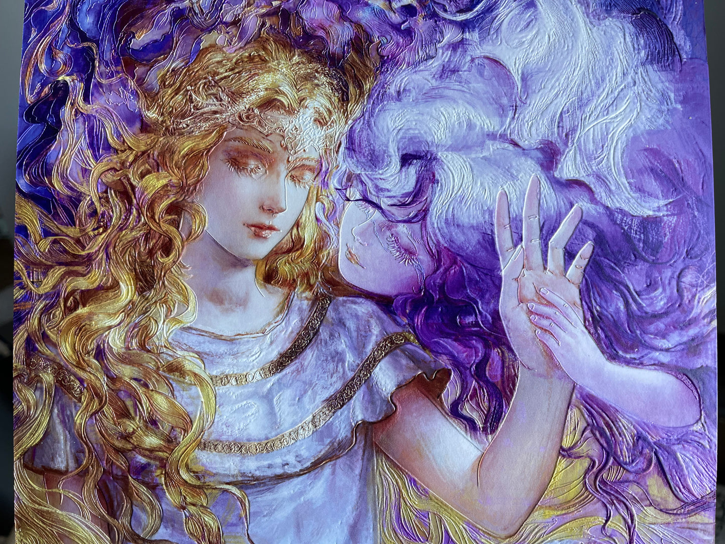 エルデンリング ミケラ&トリーナ レリーフ吊り下げ絵画