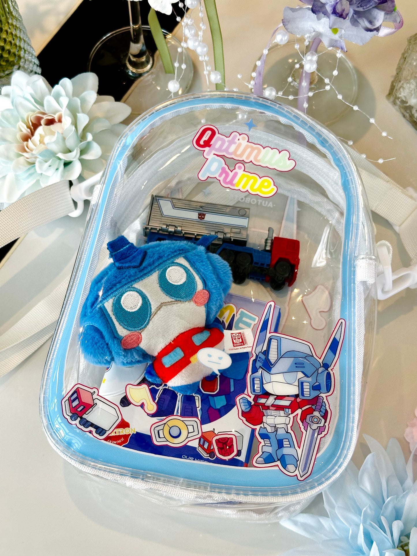 Super Prime&Megatron Set Out Card Case & Doll Bag