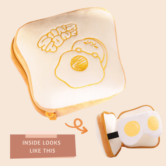 SUNZ TONZ Foodie Eye Mask and Mini Pillow 2-in-1