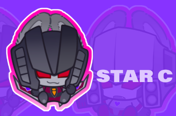 Megastar Laser flash Acrylic keycharm