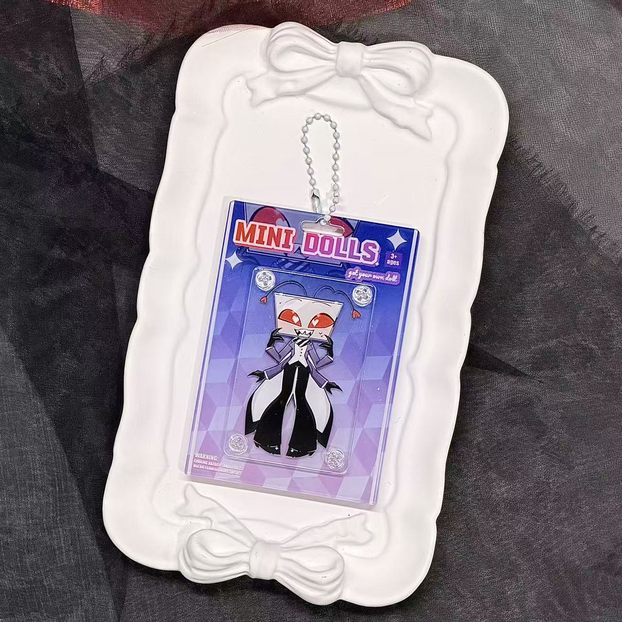 Vax faux blister-pack Acrylic charm