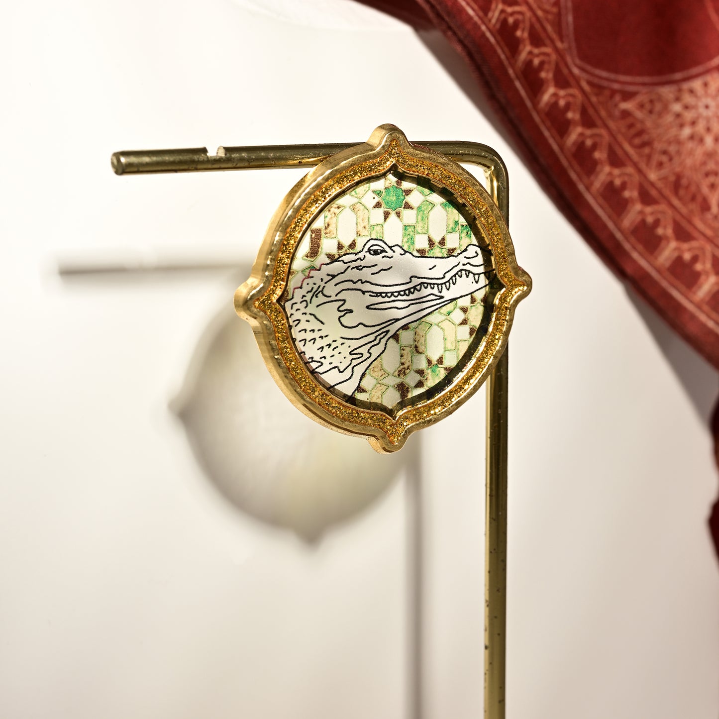 Sultan’s Game Stained-glass Style Metal Fridge Magnet