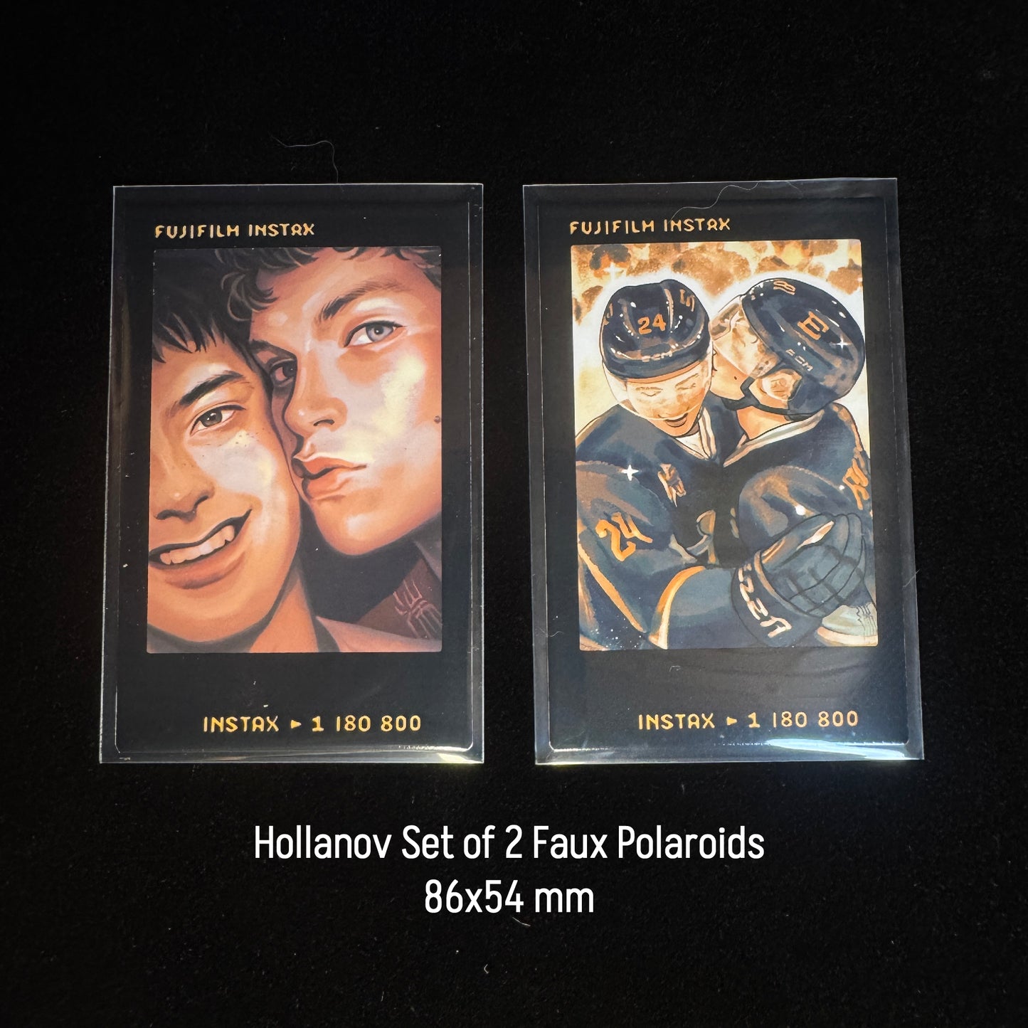 Hollanov Set of 2 Faux Polaroids
