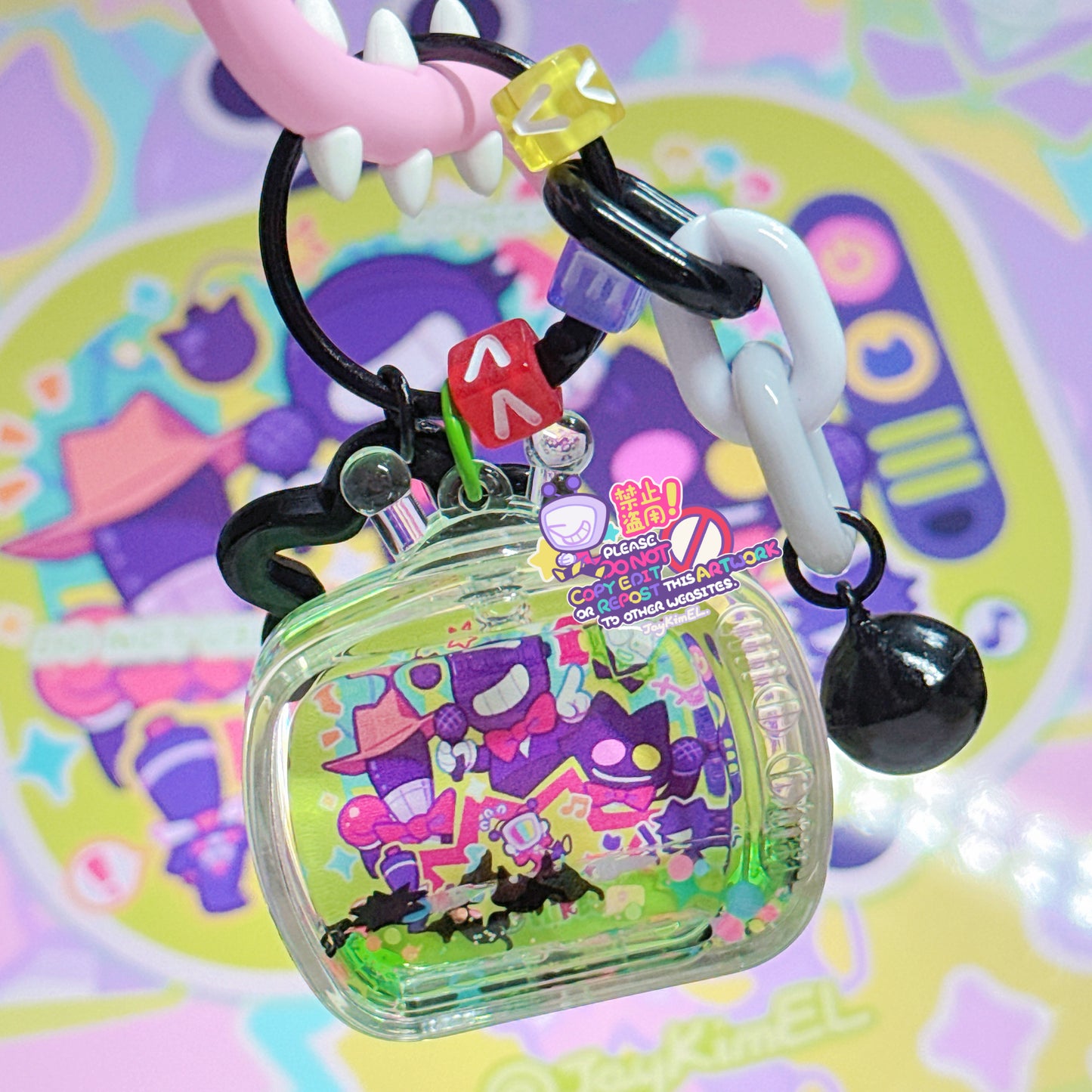 Mike Trio Oil-Filled Charm