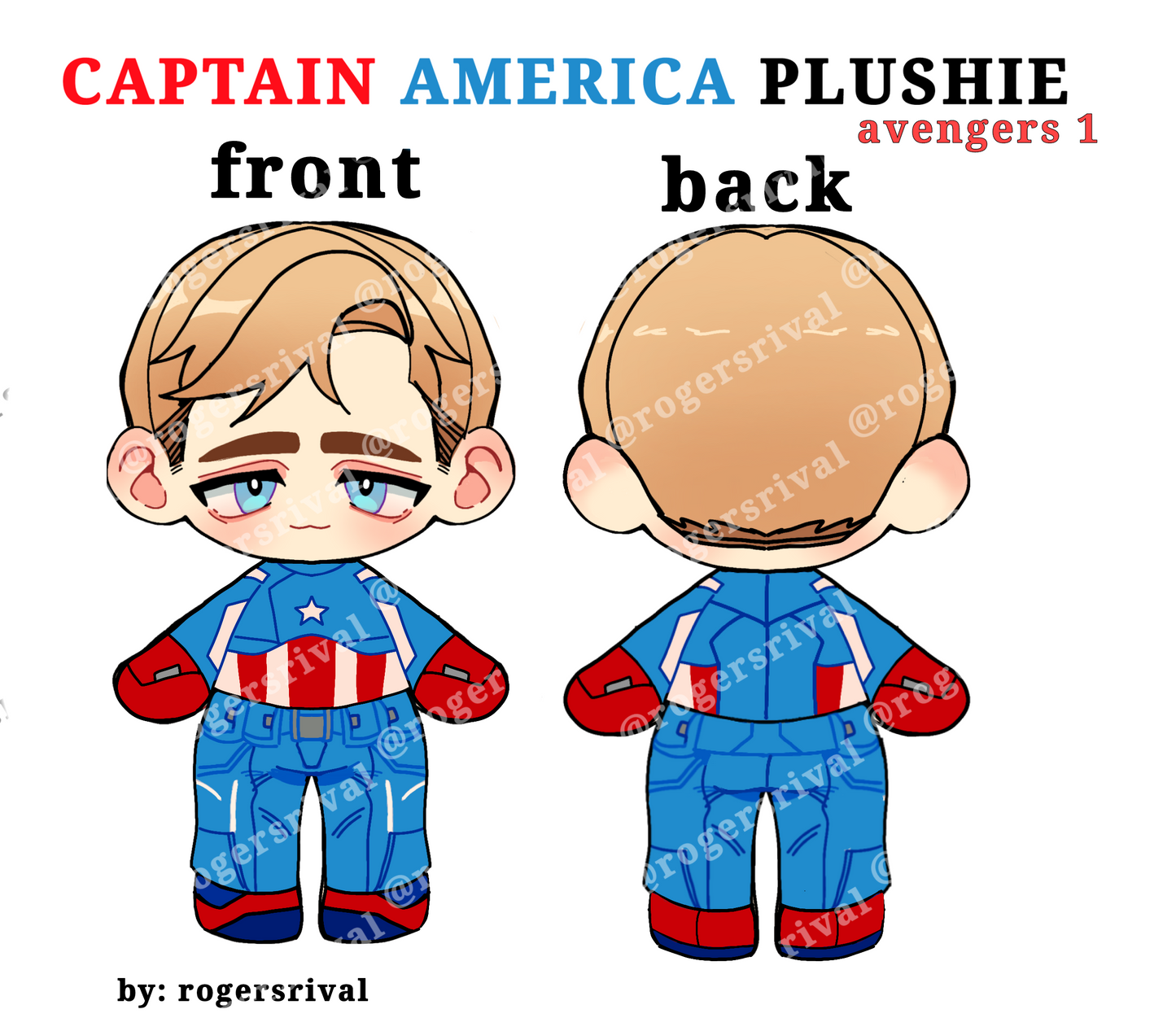 Marvel Captain America plushie