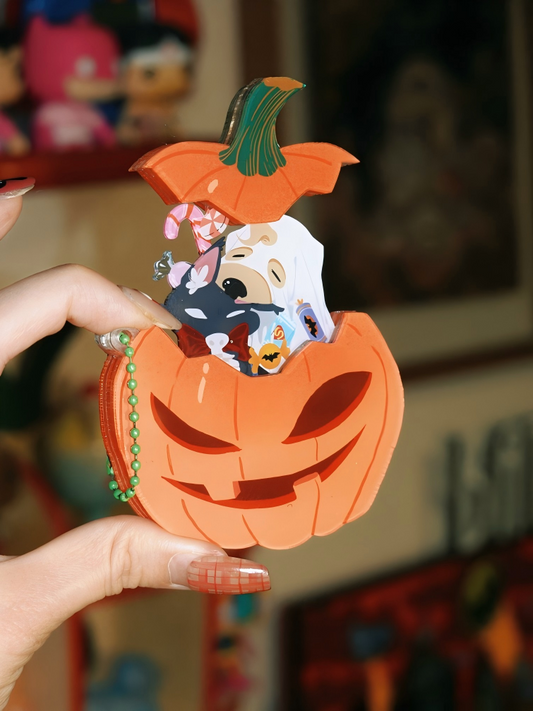 Superbat Cat & Dog Halloween Pull-Tab Acrylic Charm