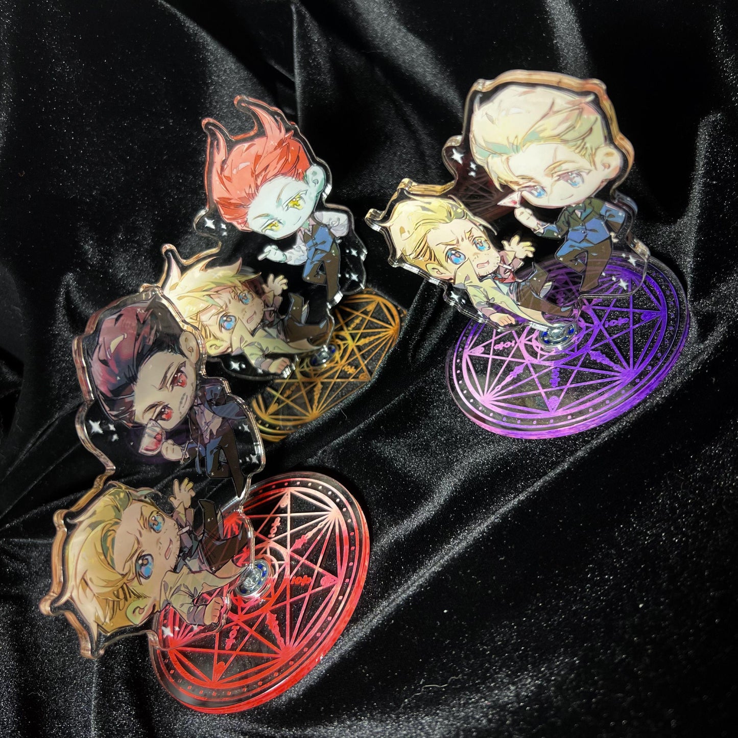DC Comics Vertigo Lucifer&Constantine Rotating Stands SET