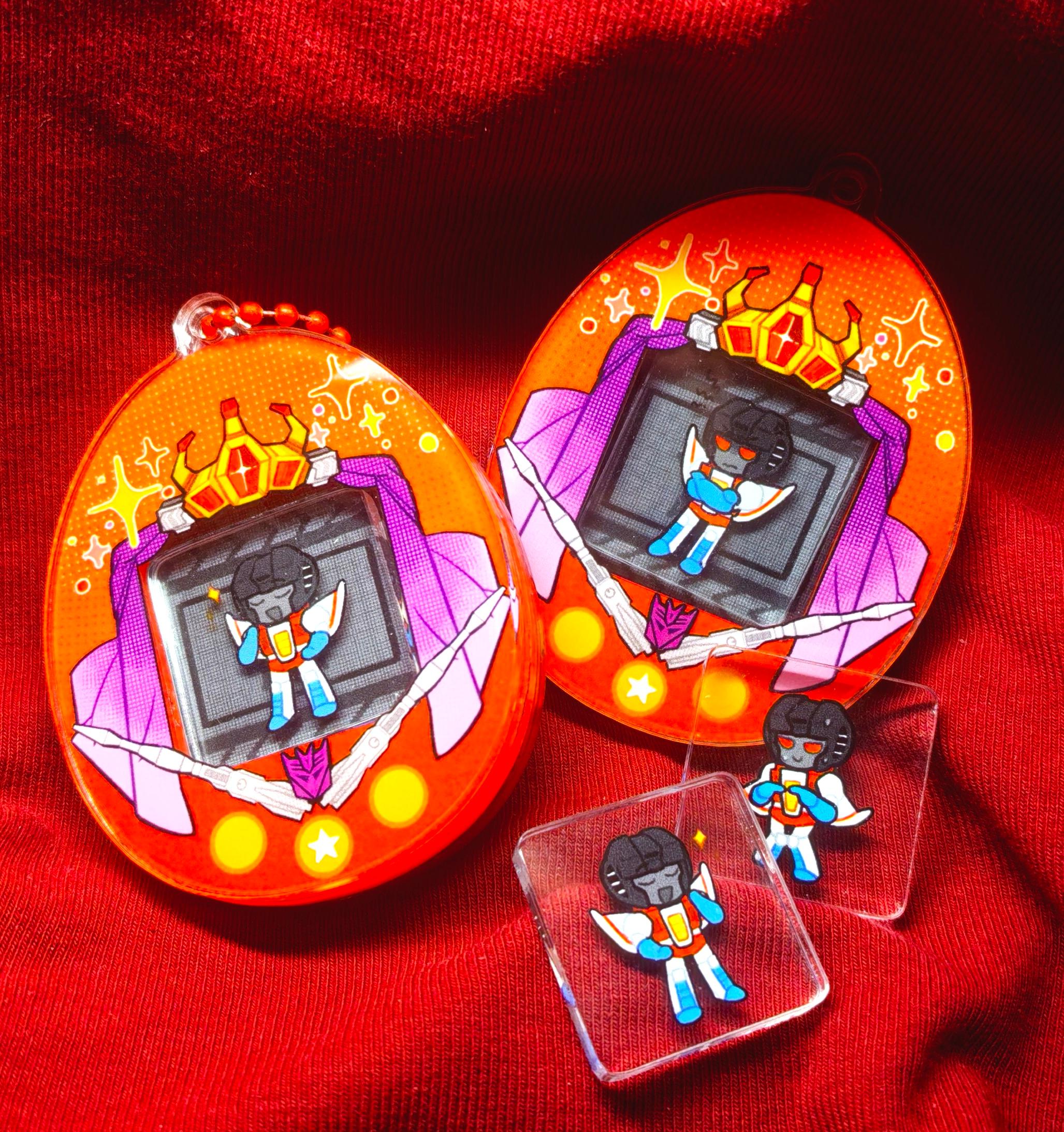 Pre-Order] Starscream-Acrylic Tamagotchi – StarrToy