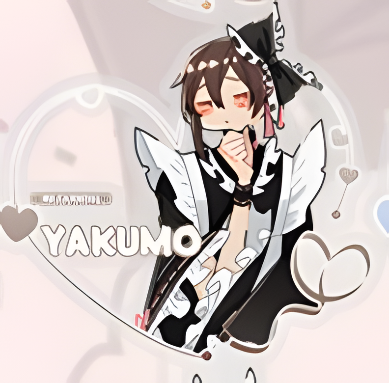 "at your service" sticker&Acrylic pendants