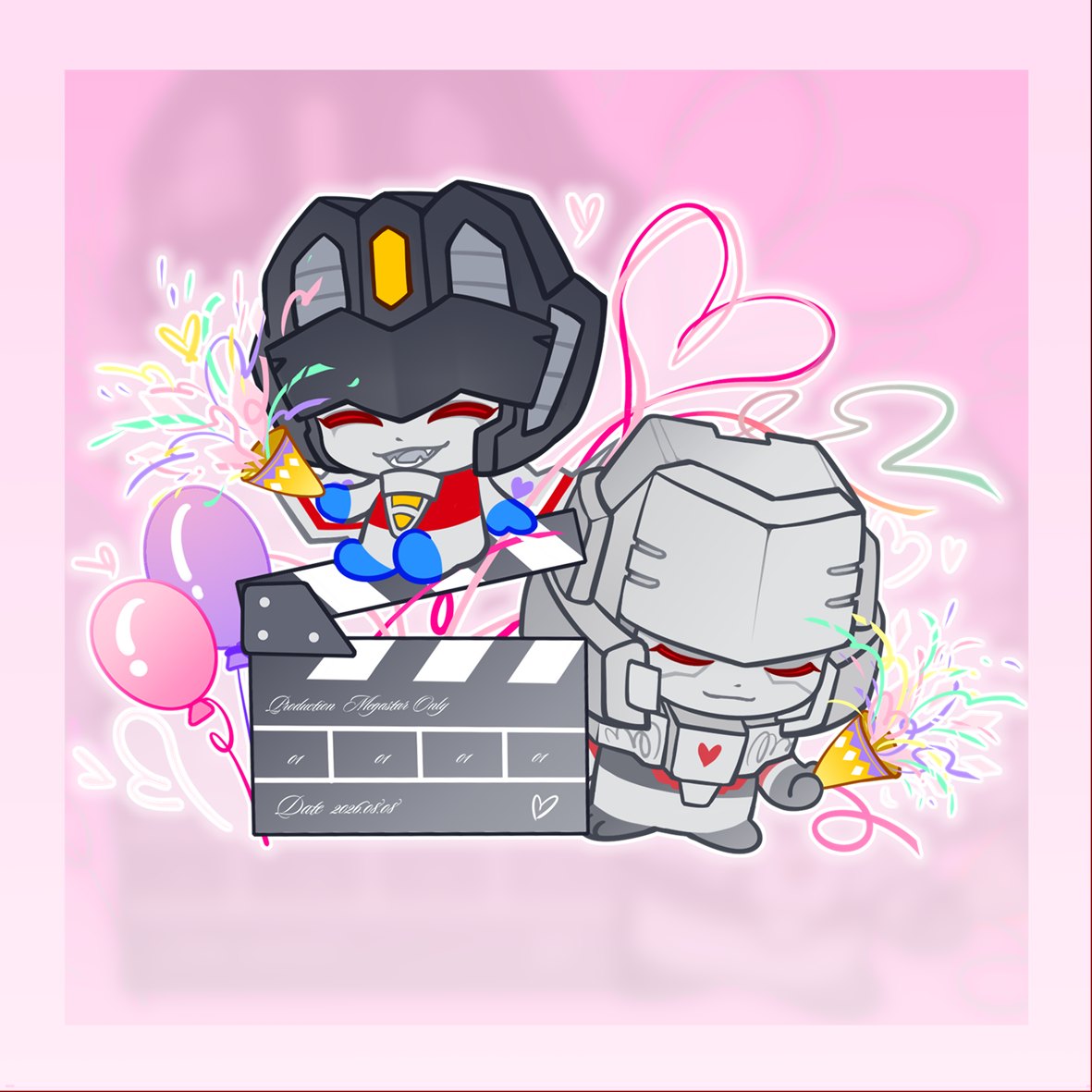 LIKE A MOVIE Megastar Acrylic key charm