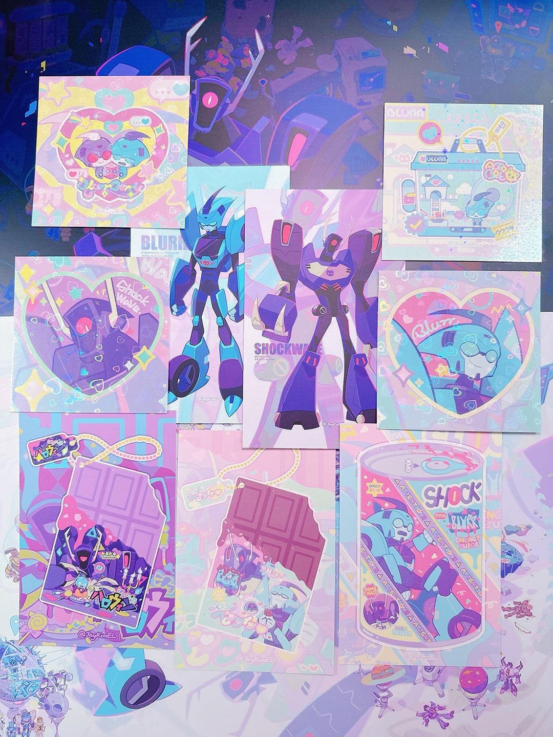 ShockBlurr Postcard Set B