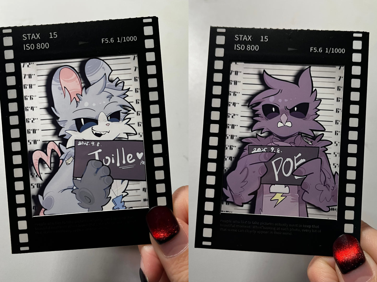 【Critters Production Base】Touille x Poe acrylic bordered poster&acrylic spoiler card&Vinyl Polaroid&Lenticular card