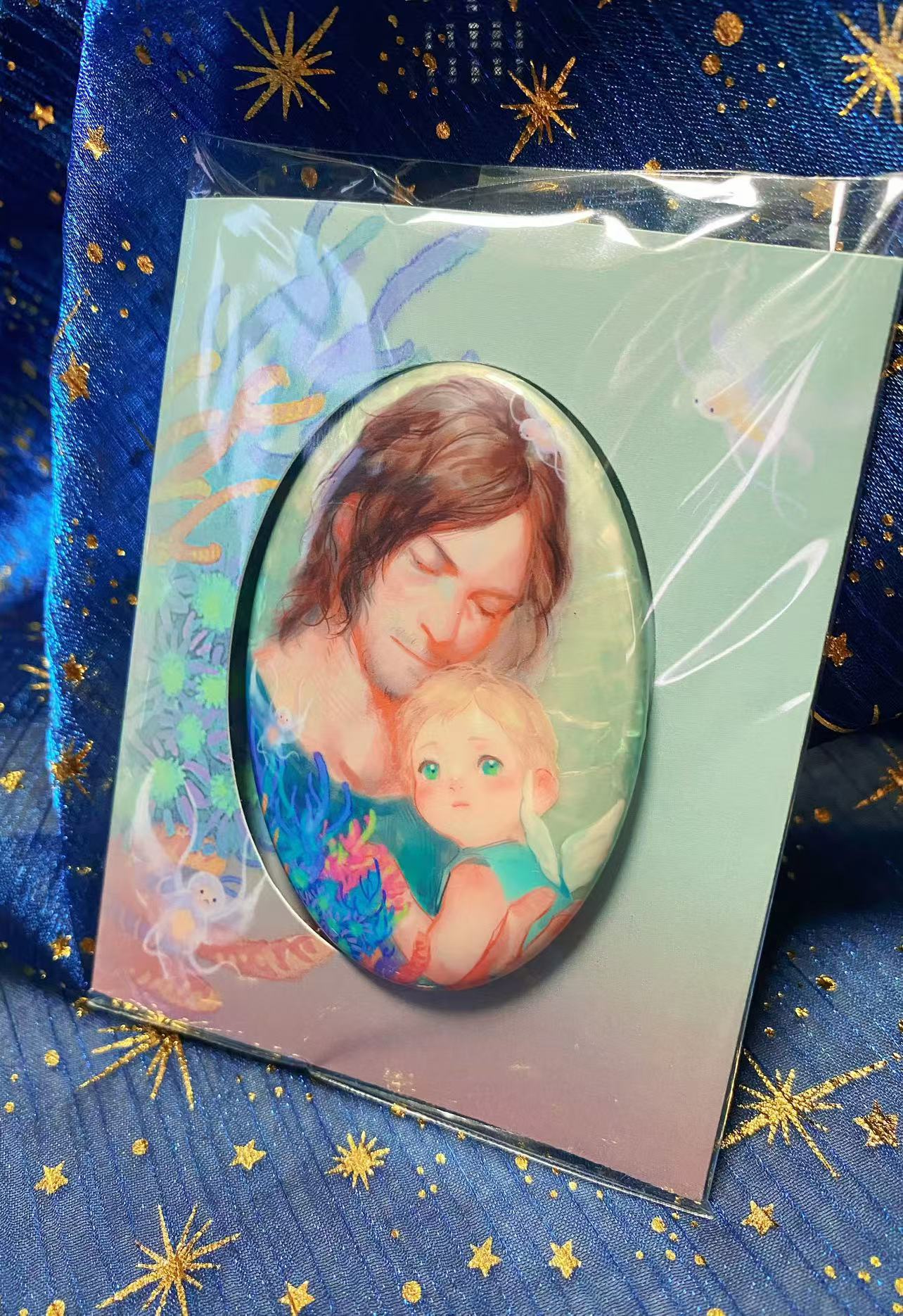 Sam&Lou Acrylic Crystal-badge