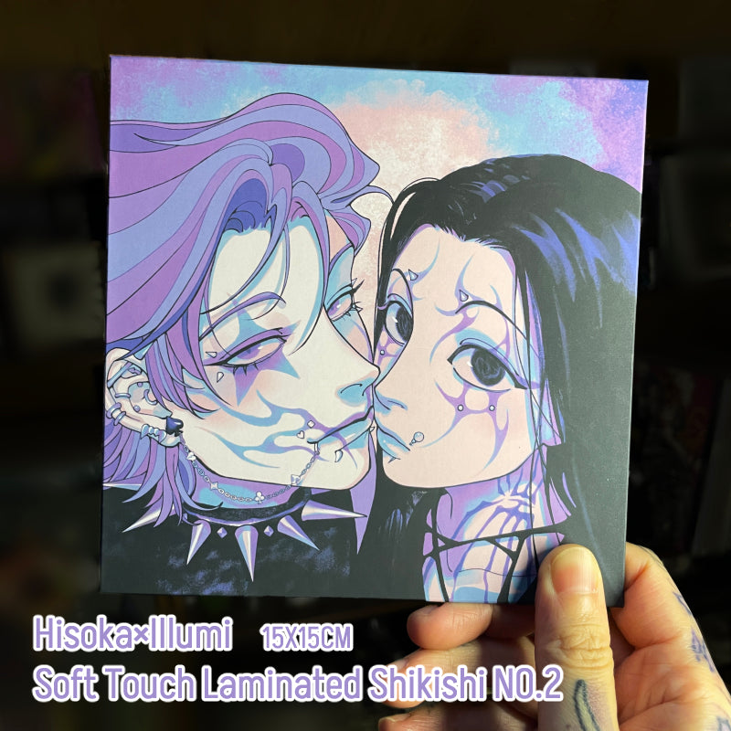 Hisoka×Illumi Soft Touch Laminated Shikishi NO.2