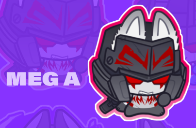 Megastar Laser flash Acrylic keycharm