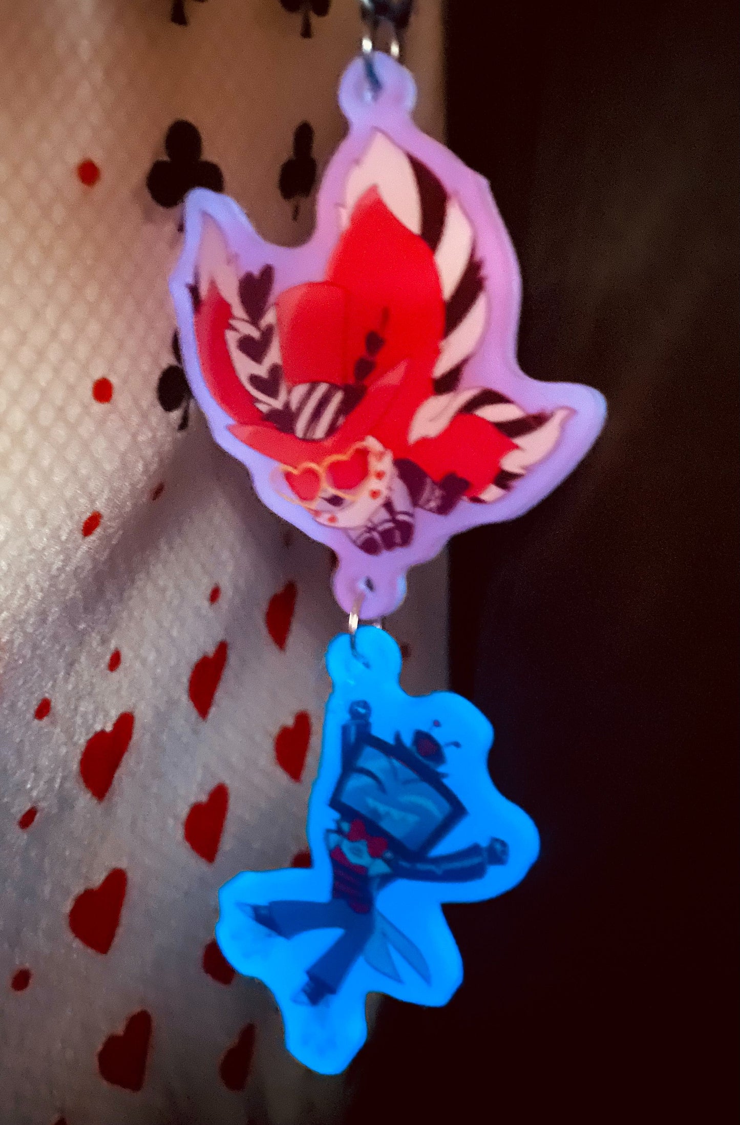 夜に光るキーホルダー