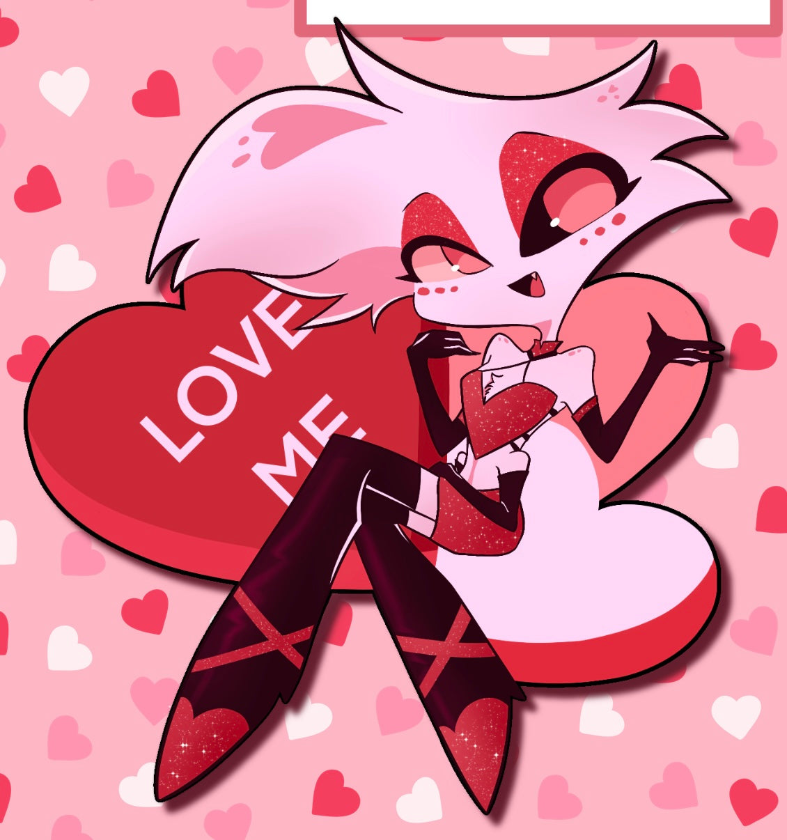 Husk & Angel Dust Valentines' Pin