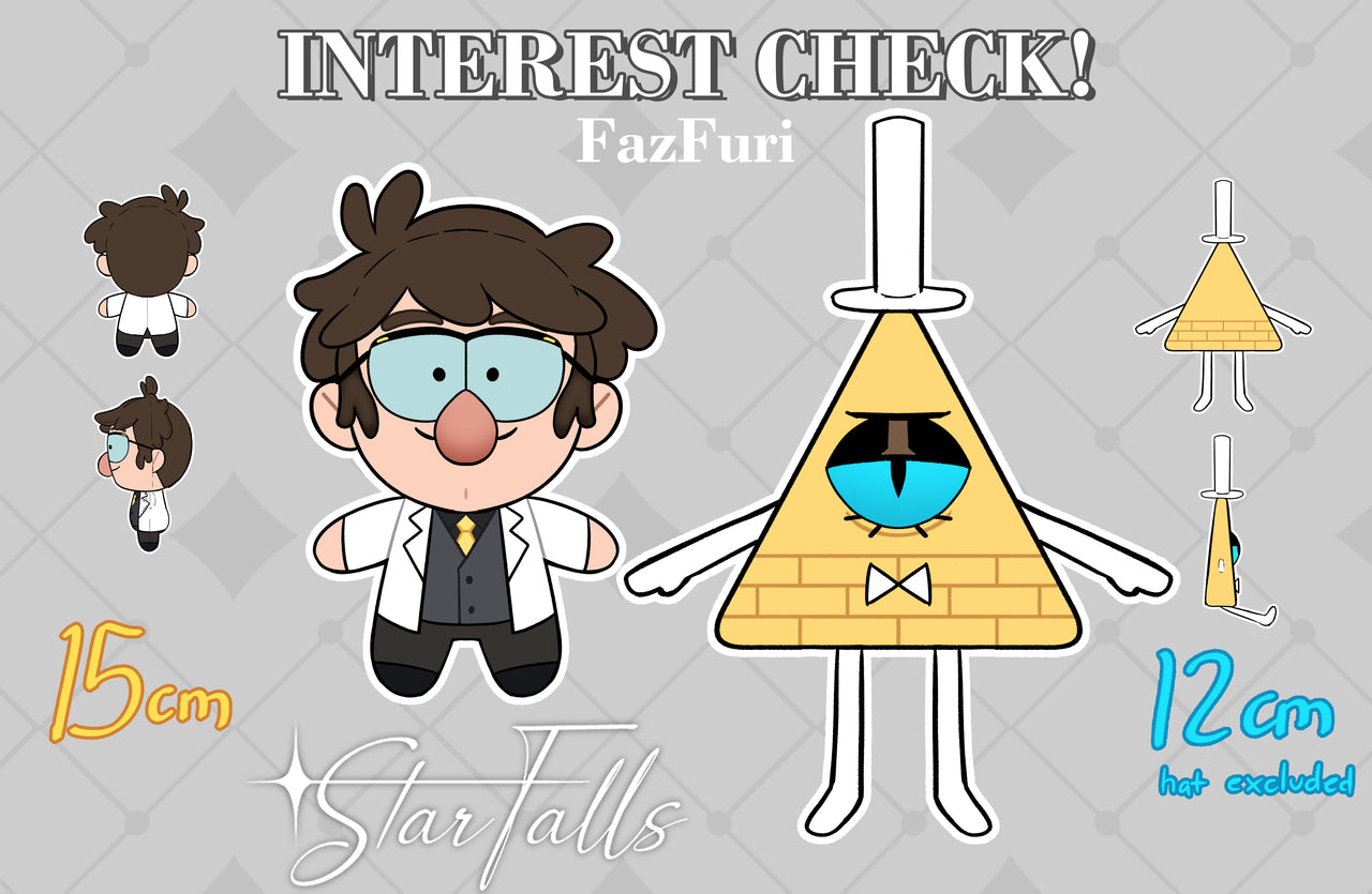 Deity Bill & Dr Pines PLUSH (15 cm)