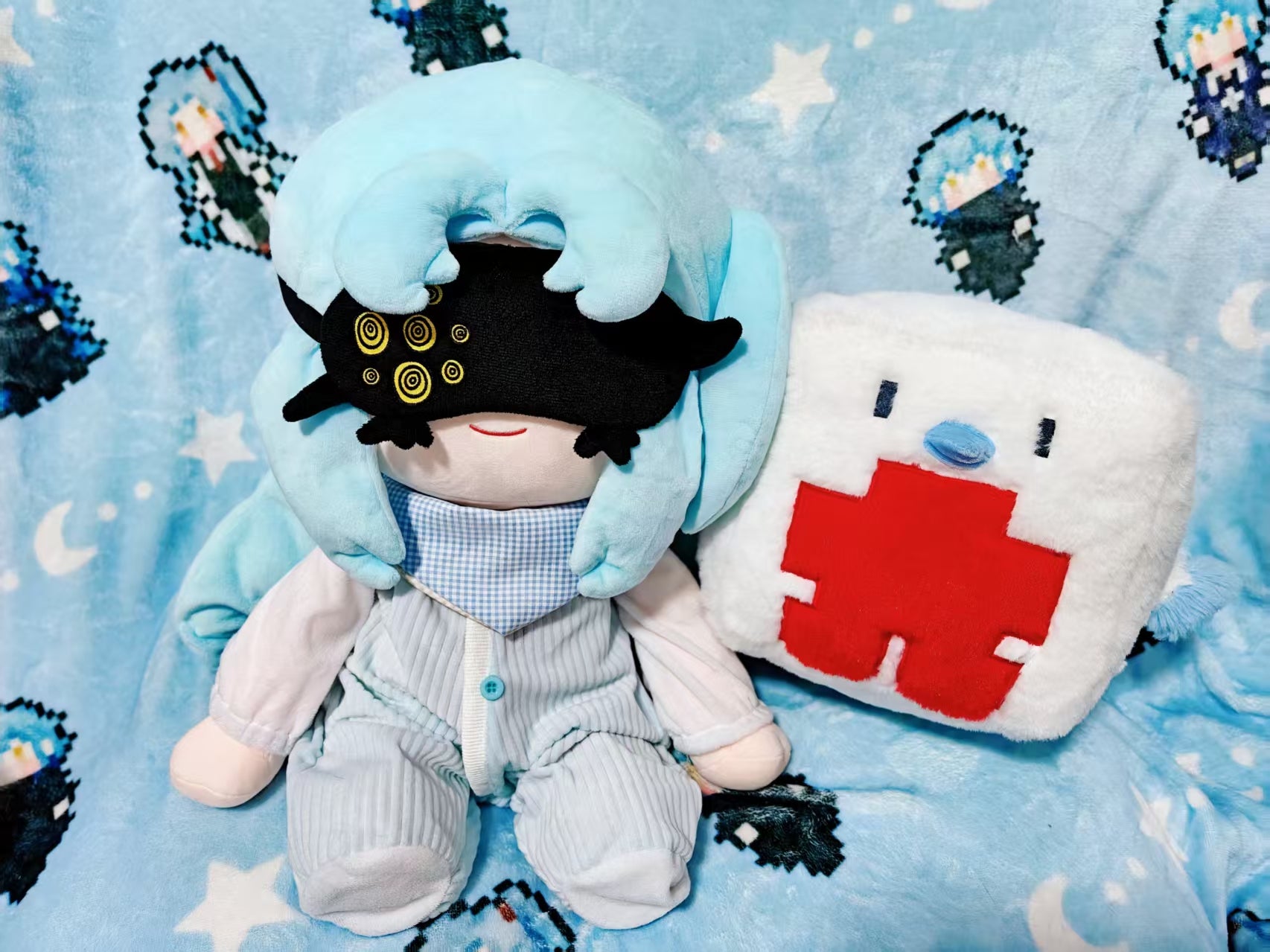 Pre-sale Lobotomy Corporation Large Bird Plush Eye Mask (One Size