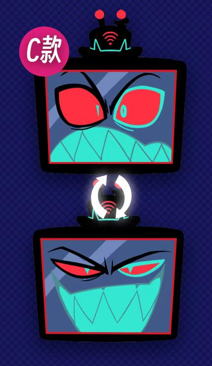 Pre-sale Hazbin Hotel Vox faces plush pillow