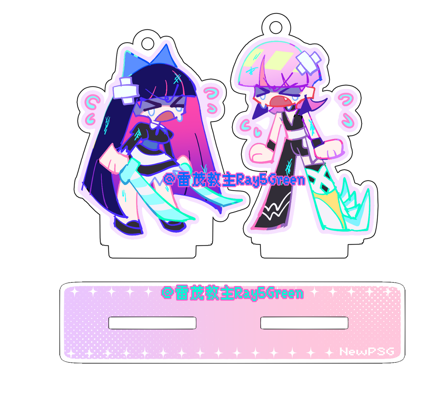 NPSG Stocking&Polyurethane Acrylic Stand