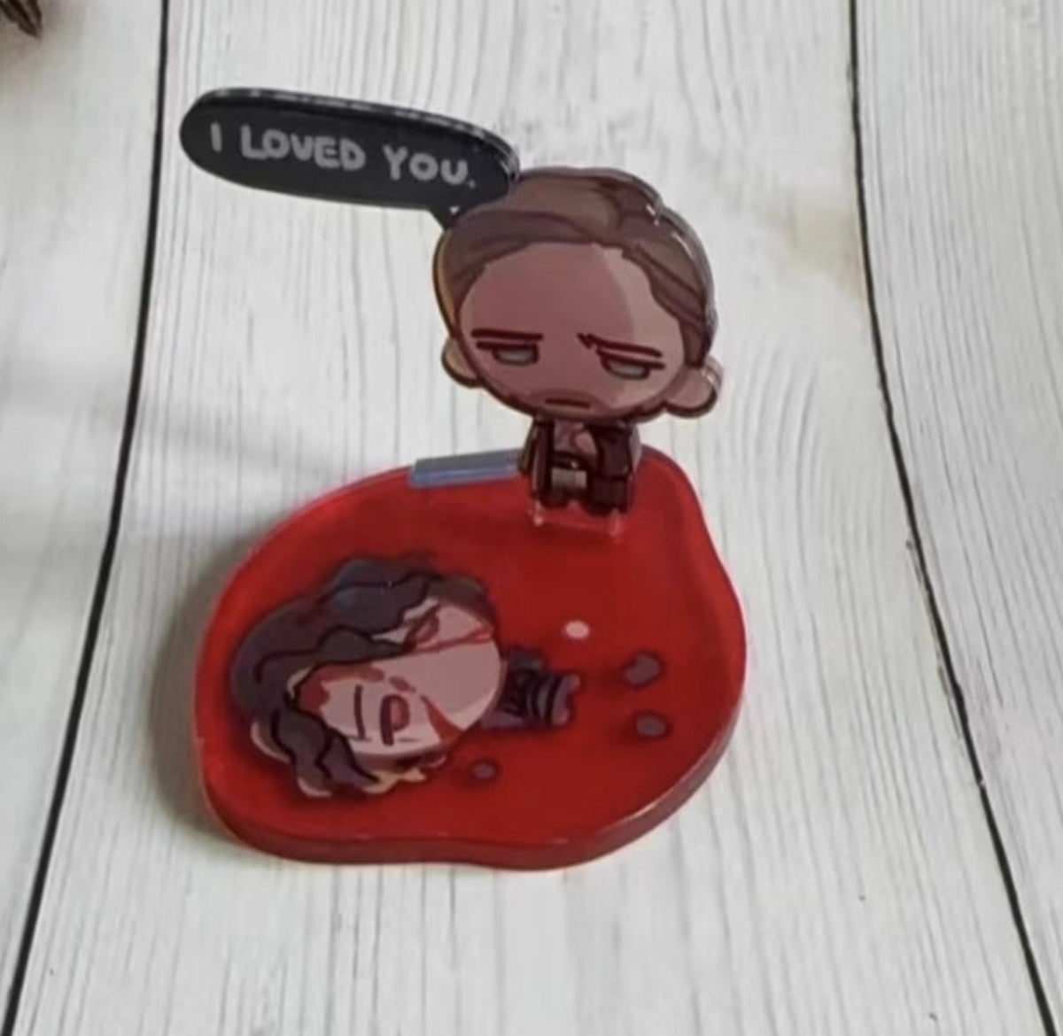 Star Wars Obikin Mustafar "I Loved U!" Standee