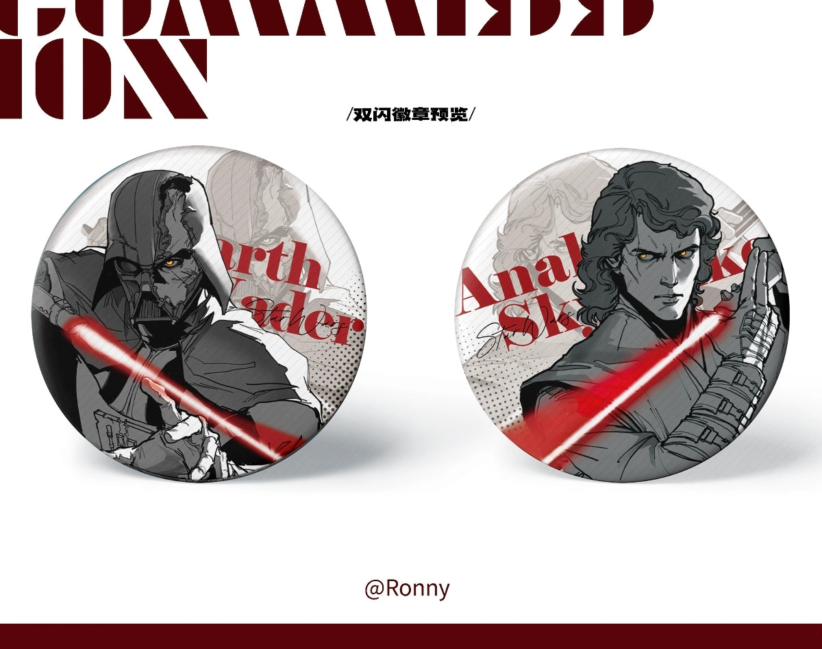 Star Wars Anakin&Vader badge