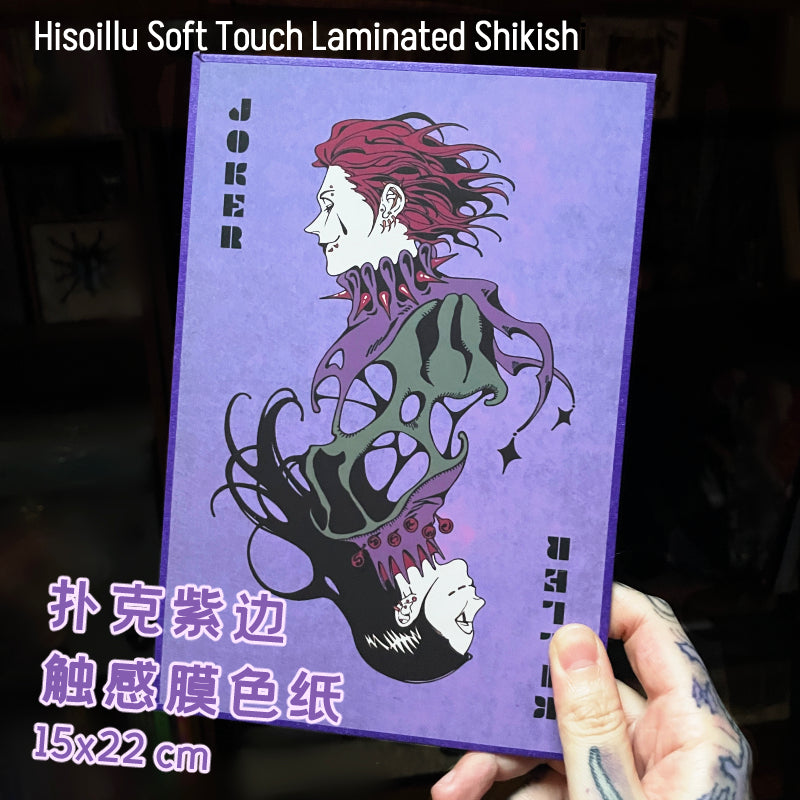 Hisoka Illumi Soft Touch Laminated Shikishi