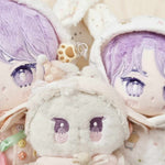 The 15cm or the 20cm custom plush doll?