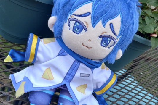 Custom Vocaloid Kaito doll plushie Set