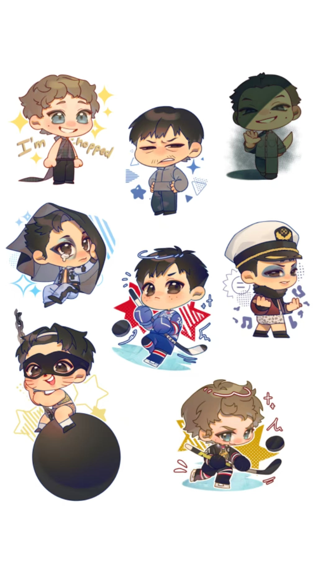 [Pre-order]Hudson & Connor sticker pack