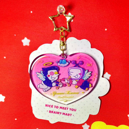 【Spamtenna】Love glitter powder drop glue acrylic pendant