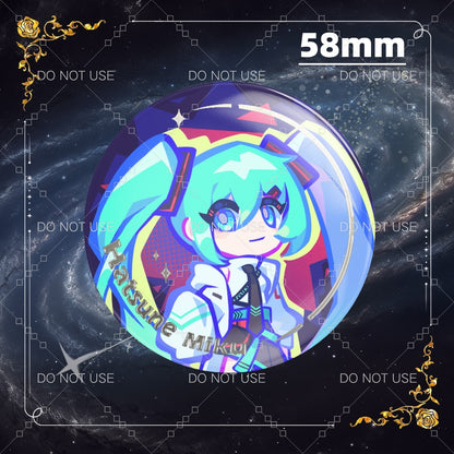 [Pre-order] Dual Glitter Badge